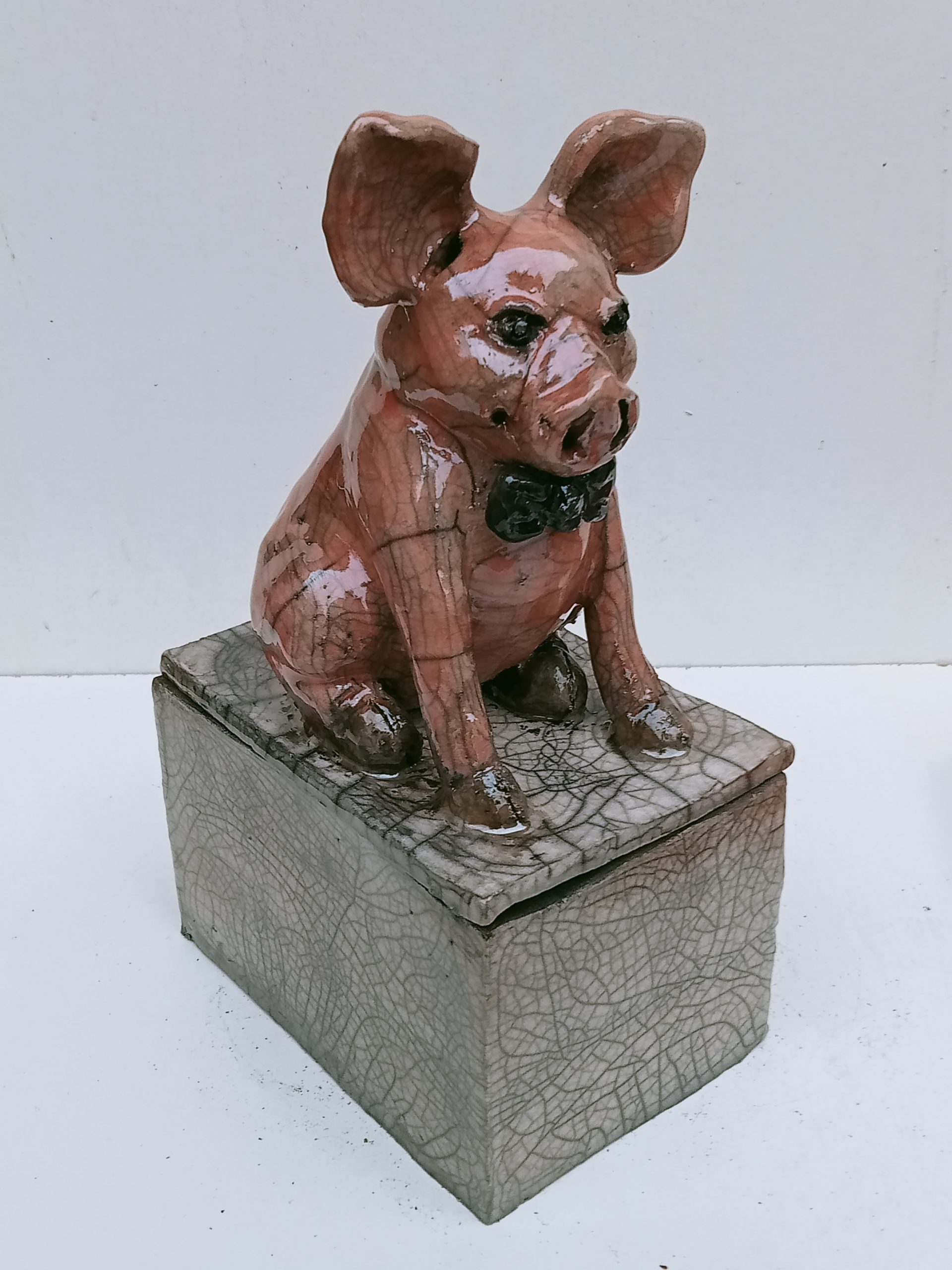 Boîte Vide En Forme De Cochon - Objet De Décoration Ou De Rangement Occasion - État à Vérifier